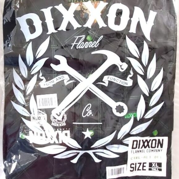 DIXXON Flannel CTRL-ALT-DEL Flannel Shirt - Men's XL Tall - Picture 10 of 12